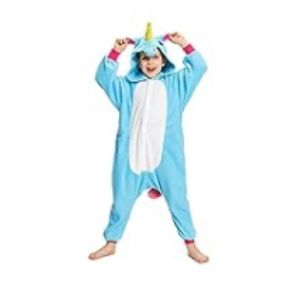 New Unicorn Costume Cosplay Onesie Pajamas For Kids  (small)